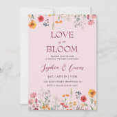 Invitation Love is in Bloom Wildflower Bridal Shower (Devant)