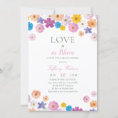 Invitation Love is in Bloom Wildflower Garden Bridal Shower (Devant)