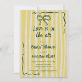 Invitation Love Is in the Air Citrus Quirky Bridal Shower (Devant)