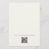Invitation Love is in the Air Hearts QR Code Bridal Shower (Dos)