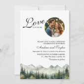 Invitation Love is in the air Photo Wedding (Devant)