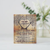 Invitation Love Letter To Husband | Special Gift For Man | (Debout devant)