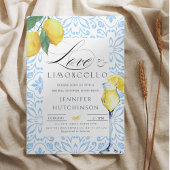Invitation Love & Limoncello Italien Cocktail Fête des mariée