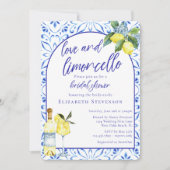 Invitation Love Limoncello Italien Fête des mariées manuscrit (Devant)