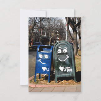 Invitation love mailboxes : je vous coeur