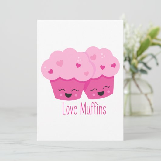 Invitation Love Muffins (Debout devant)
