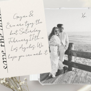 Invitation Love Note Enregistrer la date