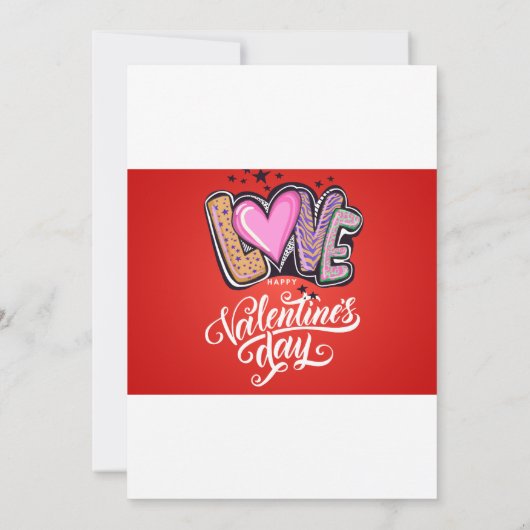 Invitation Love Notes : Personnalisé Valentine's Day (Dos)