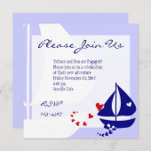 Invitation Love Sails (Devant / Derrière)