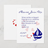 Invitation Love Sails (Devant / Derrière)