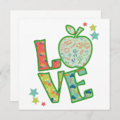 Invitation Love School Apple, Drake Back to School (Devant / Derrière)