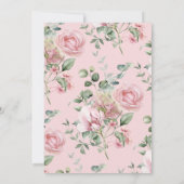 Invitation Love Shack Fête des mariées de financement (Dos)