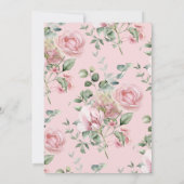 Invitation Love Shack Fiance Garden Fête des mariées (Dos)