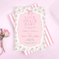 Love Shack Rose Floral Élégant Baby shower