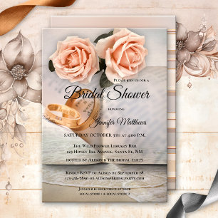Invitation Love Story Romance Livre nuptiale douche Invitatio