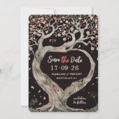 Invitation Love Tree Wedding Enregistrer la date (Devant)