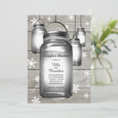 Invitation Love Winter Barn Mariages Couple's Shower Invitati (Debout devant)