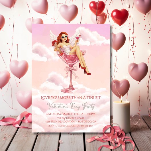 Invitation Love you more than a tini bit