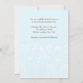 Invitation Lovebirds (Bleu Poudre) (Dos)