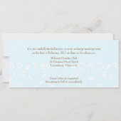 Invitation Lovebirds (Bleu Poudre) (Dos)