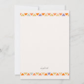 Invitation Lovebirds d'automne Enregistrer la date Annonce (Dos)