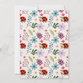 Invitation Lovebug Birthday Girls Boys Love Bug Ladybird Cute (Dos)