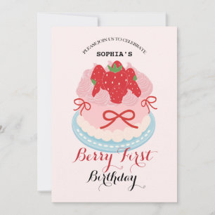 Invitation Lovely Berry fête d'anniversaire