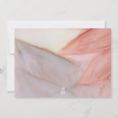 Invitation Lovely en rose et lavande (Dos)