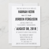 Invitation Lovely Rustic Kraft Mariage (Devant)