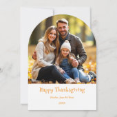 Invitation Lovely Thanksgiving Cupcakes Photo Family (Dos)