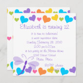 Invitation Loverly Dragon Fly (Devant / Derrière)