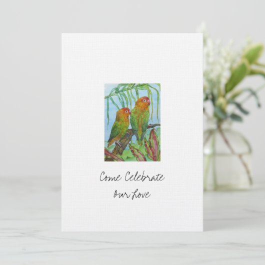 Invitation Lovey et Dovey (Debout devant)