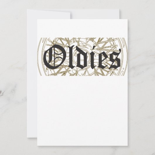 Invitation Lowrider Rim Oldies Old School Lowrider (Devant)