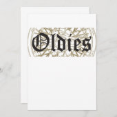 Invitation Lowrider Rim Oldies Old School Lowrider (Devant / Derrière)