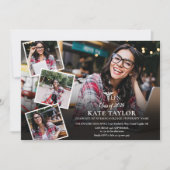 Invitation LPN Nursing 5 Photo Collage Party Graduation (Devant)