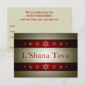 Invitation l'shana tova (Devant / Derrière)