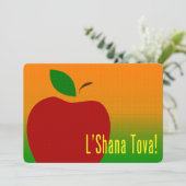 Invitation L'Shana Tova Apple (Debout devant)