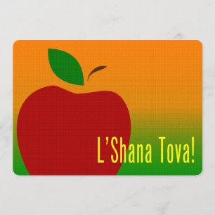 Invitation L'Shana Tova Apple