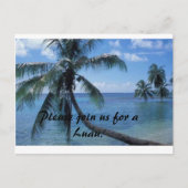 Invitation Luau (Devant)