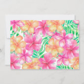 Invitation Luau 1er anniversaire (Dos)