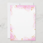 Invitation Luau Colorful Tropical Floral fête d'anniversaire (Dos)