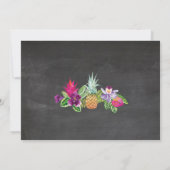 Invitation Luau Fête des mariées Itinéraire Bachelorette Invi (Dos)