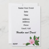 Invitation Luau par SRF (Dos)