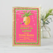Invitation Luau pour un Sweet 16 (Debout devant)