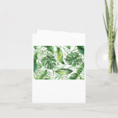 Invitation Luau Radiant Tropical Floral Mariage (Dos)