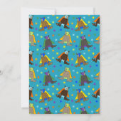 Invitation Luchador Fédération mexicaine des ours (Dos)