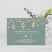 Invitation luciole mason jars vintage (Debout devant)
