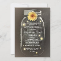 Lucioles et pot en verre de Mason Anniversaire Fan
