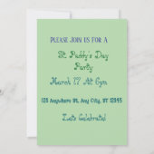 Invitation Luck O' The Irish  (Dos)