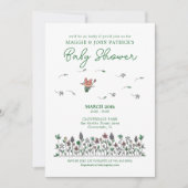 Invitation Lucky Bird Baby shower (Devant)